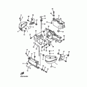 Схема узла: Боковая крышка Yamaha XVZ1300 Royal Star Tour Classic