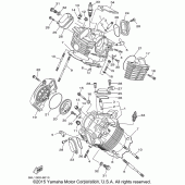 Схема узла: Головка цилиндра Yamaha XVS1100 V-Star Custom