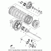 Схема вузла: Зчеплення Yamaha YZF600R Thundercat