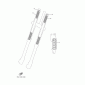 Схема вузла: Опція (CHASSIS) Yamaha YZ250 YZ250F