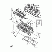 Схема вузла: Циліндр Yamaha YZF-R6/ YZF600 R6