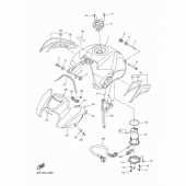 Схема вузла: Паливний бак Yamaha FZ8 FZ8 FAZER (ABS)