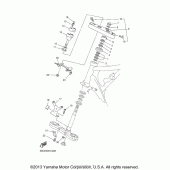 Схема узла: Рулевой механизм Yamaha XVS650 V-Star Silverado