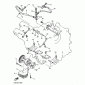 Схема вузла: Масляний насос Yamaha YZF750 YZF750