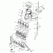 Схема вузла: Впускна система Yamaha YZF1000R Thunderace