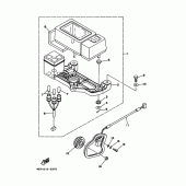 Схема вузла: Панель приладів Yamaha TT250R TT-R