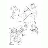 Схема вузла: Електроустаткування 3 Yamaha FZ1 FZ1 FAZER (S-TYPE ABS)