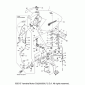 Схема узла: Топливный бак Yamaha XV1600 Midnight Star