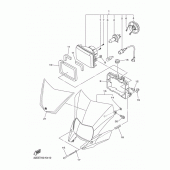 Схема вузла: Фара Yamaha WR250 WR250X