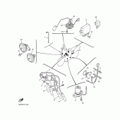 Схема узла: Partie electrique 1 Yamaha XJR1300