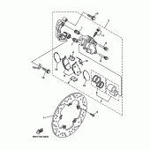 Схема узла: Передний тормоз Yamaha YP400 Majesty