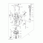 Схема узла: Карбюратор Yamaha YZ125