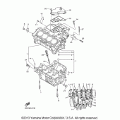 Схема вузла: Картер двигуна Yamaha FZ6 FZ6R