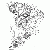 Схема вузла: Впускна система Yamaha XT600 XT600