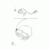 Схема вузла: Bobine explor. Регулятор Yamaha YZF1000R Thunderace