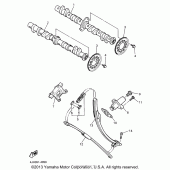 Схема узла: Распредвал и Цепь ГРМ Yamaha YZF600R Thundercat