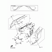 Схема вузла: Бічна кришка Yamaha YZF-R1 R1