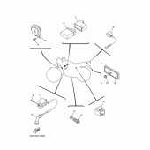 Схема вузла: Електроустаткування 2 Yamaha YBR125