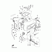 Схема вузла: Паливний бак Yamaha XVS250 Drag Star