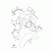 Схема узла: Крыло Yamaha XV1700 Road Star Midnight