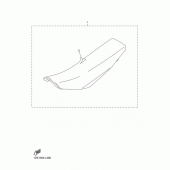 Схема вузла: Сидіння Yamaha WR450F