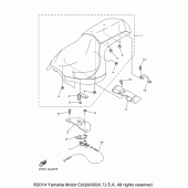 Схема вузла: Сидіння Yamaha XVS1300 Stryker