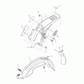 Схема узла: Крыло Yamaha WR450F