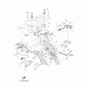 Схема вузла: Задний фонарь (Стоп-сигнал) Yamaha XT660 XT660Z Tenere