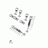 Схема вузла: Клапан Yamaha VMX12 V-MAX