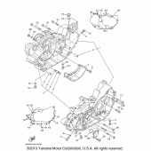 Схема узла: Картер двигателя Yamaha XV1600 Road Star Silverado