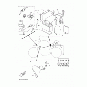 Схема вузла: Електрообладнання 1 Yamaha MT125 MT-125 (ABS)
