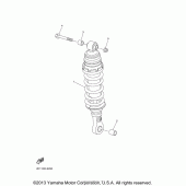 Схема вузла: Задня підвіска Yamaha FZ1 FZ1