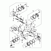 Схема узла: Поворотники Yamaha XVS125 Drag Star