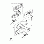 Схема узла: Задний фонарь (Стоп-сигнал) Yamaha YP250 X-MAX
