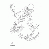 Схема вузла: Ветрове скло Yamaha YP250 X-MAX