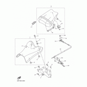Схема узла: Сиденье Yamaha FZ8 FZ8 (Naked)