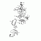 Схема узла: Крыло Yamaha VMX12 V-MAX