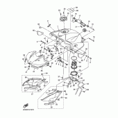 Схема вузла: Паливний бак Yamaha YZF-R6/YZF600 R6 RaceBase
