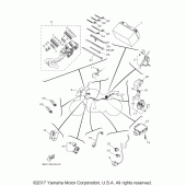 Схема вузла: Електроустаткування 2 Yamaha FZ10/ MTN1000 FZ-10