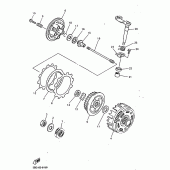 Схема вузла: Зчеплення Yamaha YZ400