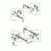 Схема узла: Поворотники Yamaha XJR1300