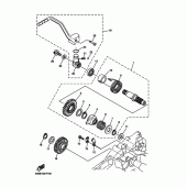 Схема вузла: Привід стартера Yamaha WR250 WR250F