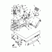 Схема узла: Задний тормозной цилиндр Yamaha XVZ1300 Royal Star Tour Classic