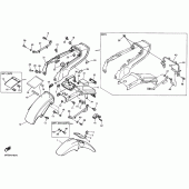 Схема узла: Крыло Yamaha FZX750