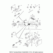 Схема узла: Электрооборудование (1) Yamaha XVS650 V-Star Classic