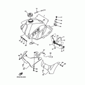Схема узла: Топливный бак Yamaha TTR225 TT-R225