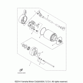 Схема вузла: Електричний стартер Yamaha TTR230 TT-R230