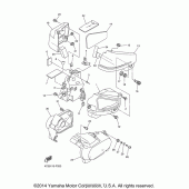 Схема узла: Боковая крышка Yamaha XVS650 V-Star Classic