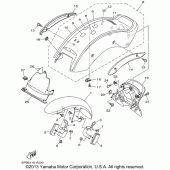 Схема узла: Крыло Yamaha XVS1100 V-Star Custom