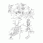 Схема вузла: Паливний бак Yamaha MT01 MT-01